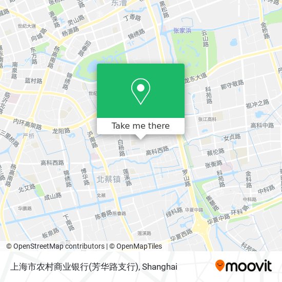 上海市农村商业银行(芳华路支行) map