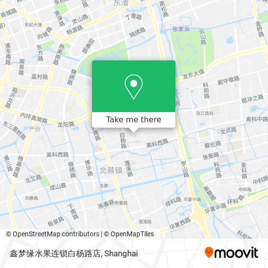 鑫梦缘水果连锁白杨路店 map