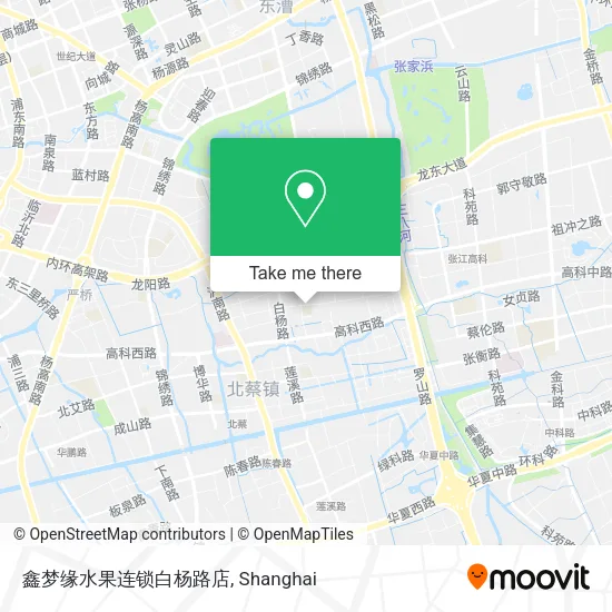 鑫梦缘水果连锁白杨路店 map
