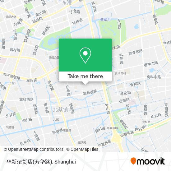华新杂货店(芳华路) map