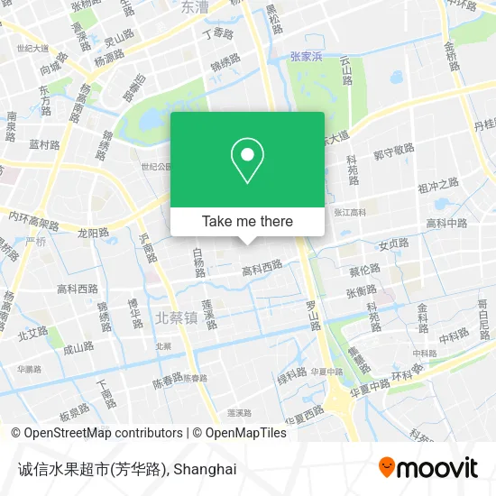 诚信水果超市(芳华路) map