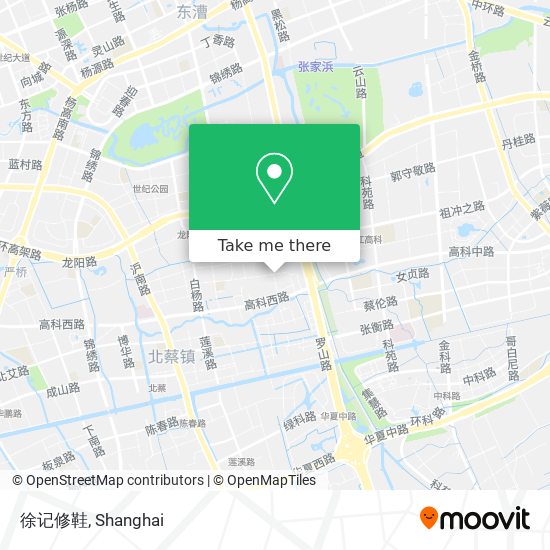 徐记修鞋 map