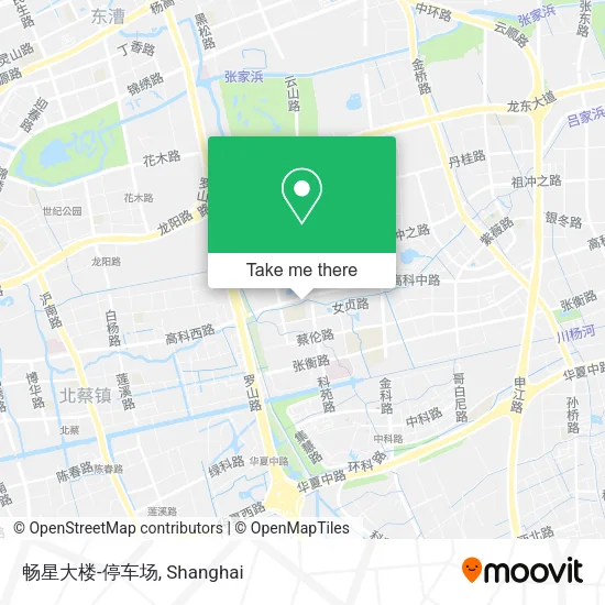 畅星大楼-停车场 map
