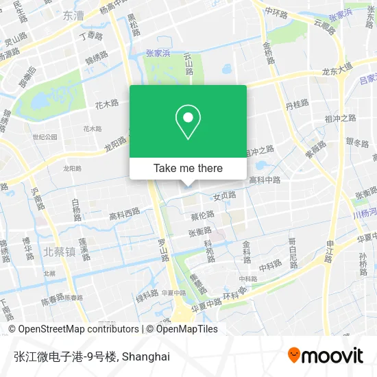 张江微电子港-9号楼 map