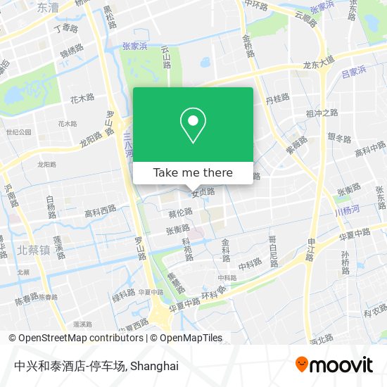 中兴和泰酒店-停车场 map