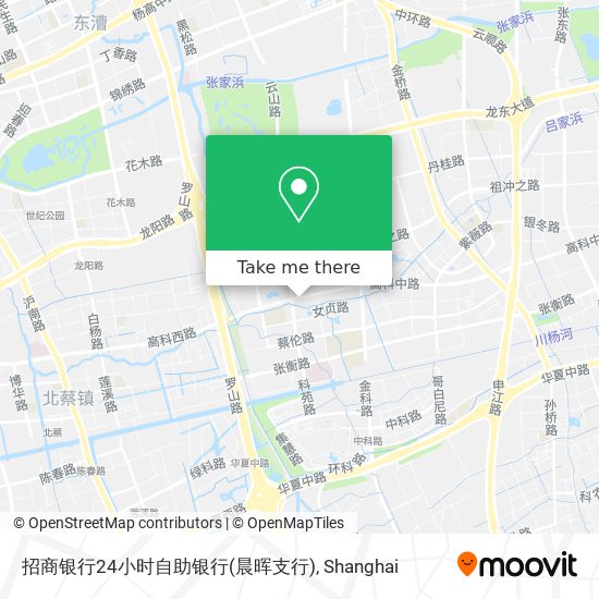 招商银行24小时自助银行(晨晖支行) map