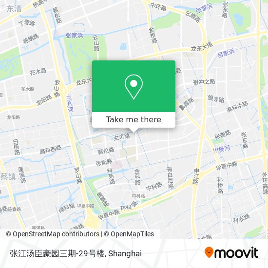 张江汤臣豪园三期-29号楼 map