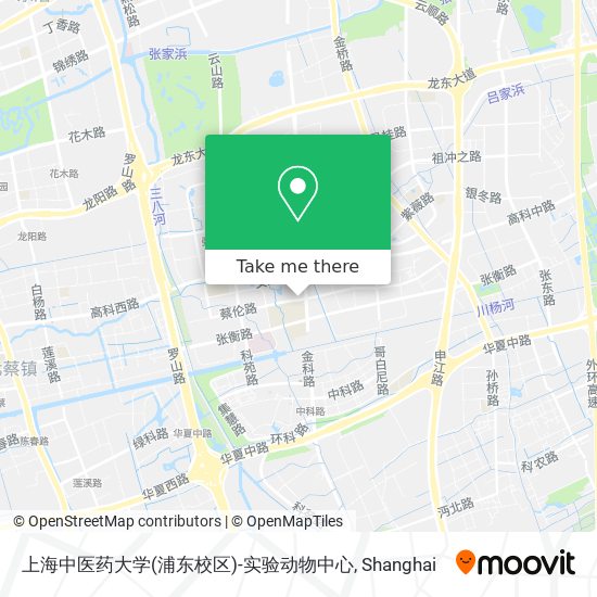 上海中医药大学(浦东校区)-实验动物中心 map