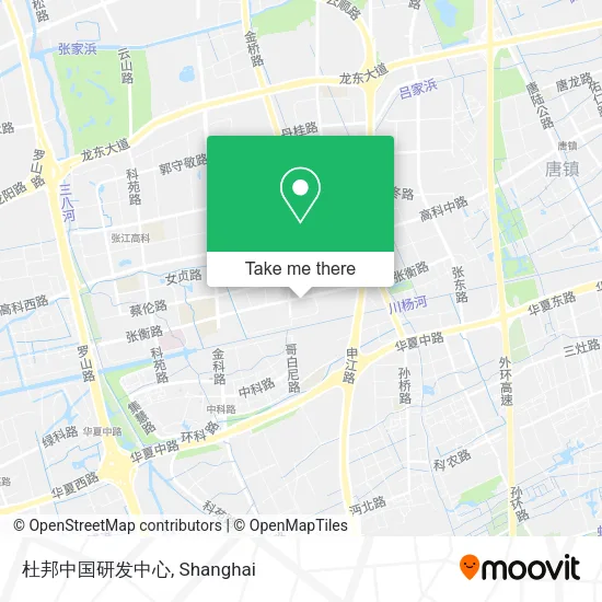 杜邦中国研发中心 map