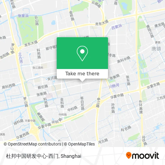 杜邦中国研发中心-西门 map