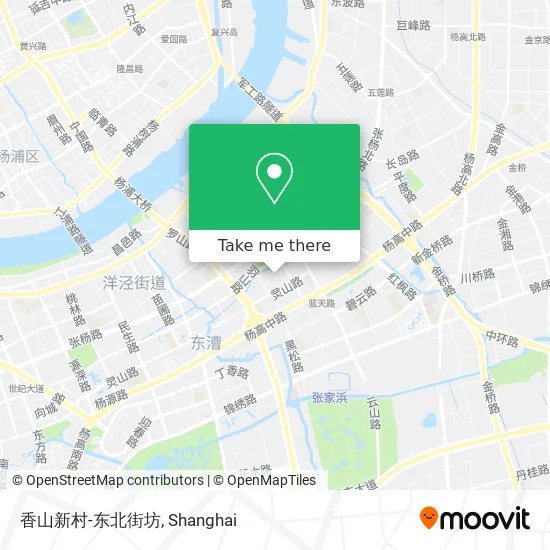 香山新村-东北街坊 map