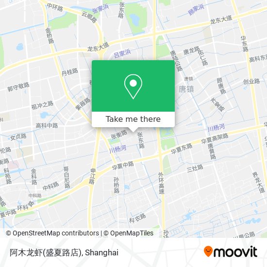 阿木龙虾(盛夏路店) map