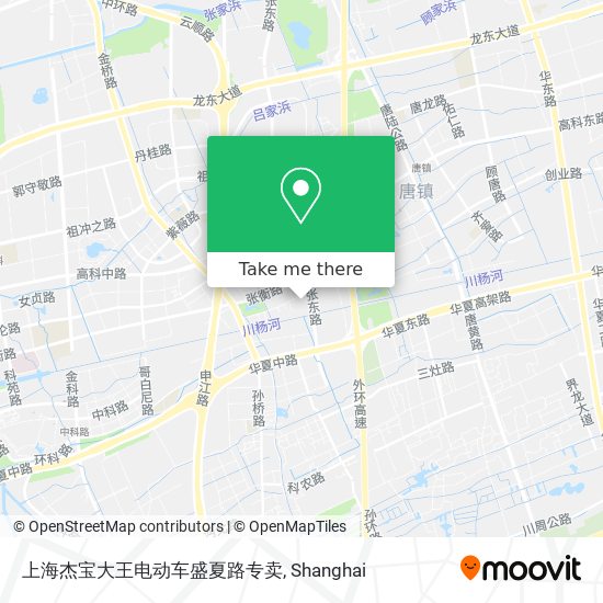 上海杰宝大王电动车盛夏路专卖 map