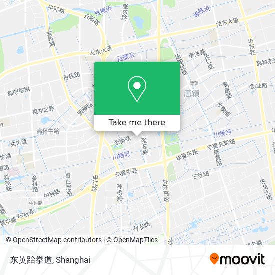 东英跆拳道 map