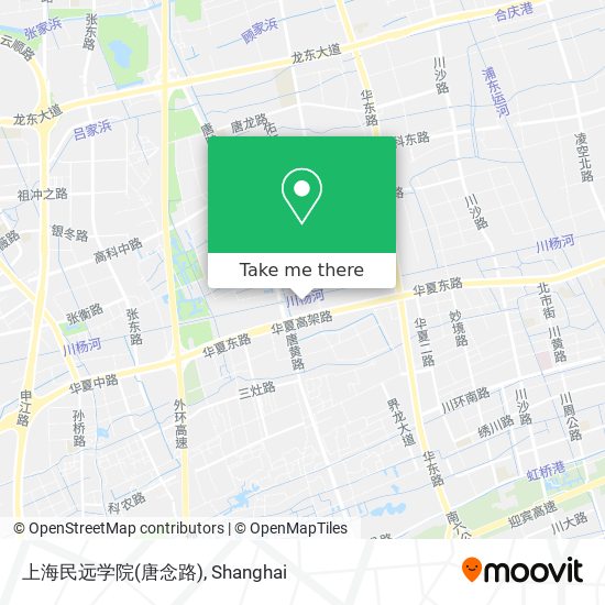 上海民远学院(唐念路) map
