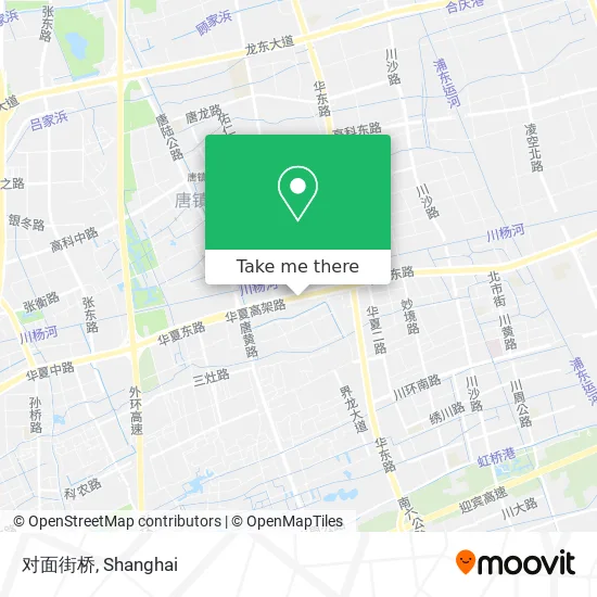 对面街桥 map