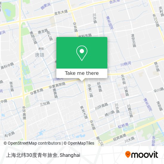 上海北纬30度青年旅舍 map