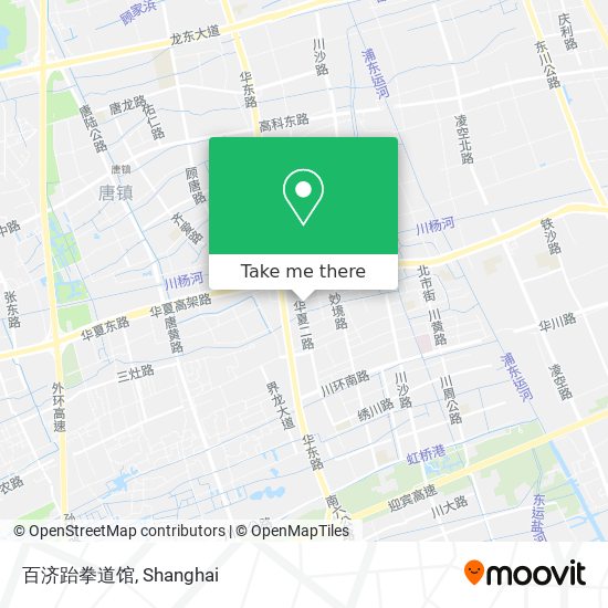 百济跆拳道馆 map