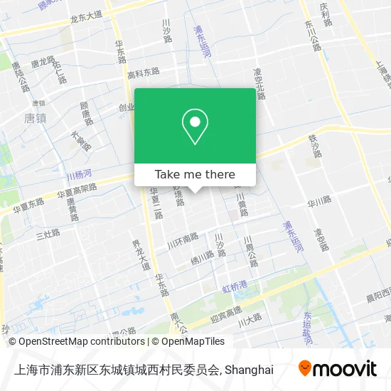 上海市浦东新区东城镇城西村民委员会 map