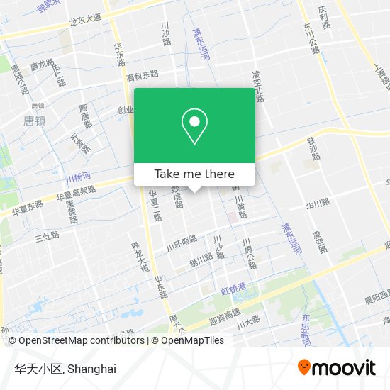 华天小区 map