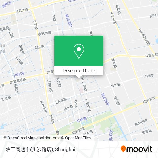 农工商超市(川沙路店) map