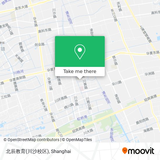 北辰教育(川沙校区) map