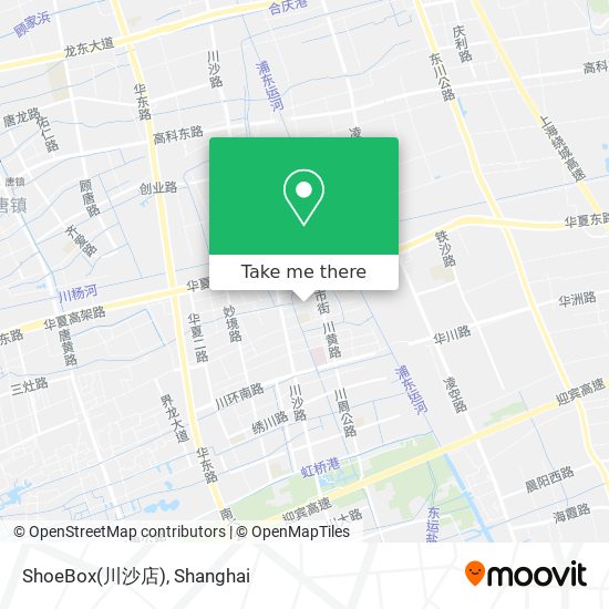 ShoeBox(川沙店) map