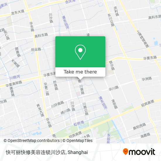 快可丽快修美容连锁川沙店 map