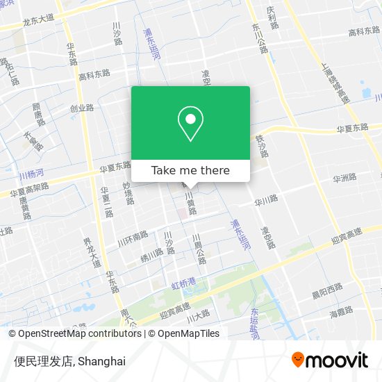 便民理发店 map