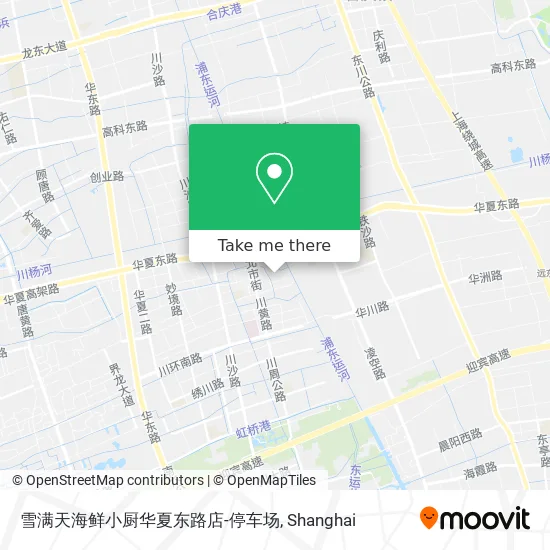 雪满天海鲜小厨华夏东路店-停车场 map