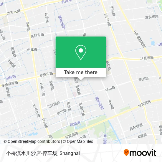 小桥流水川沙店-停车场 map
