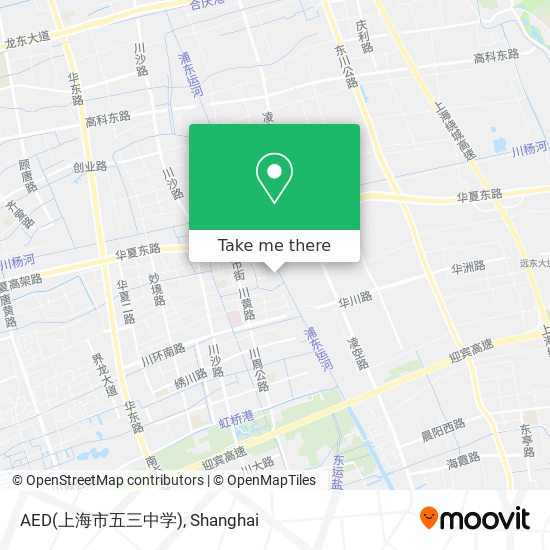 AED(上海市五三中学) map