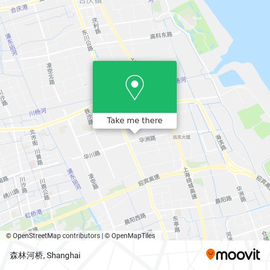 森林河桥 map