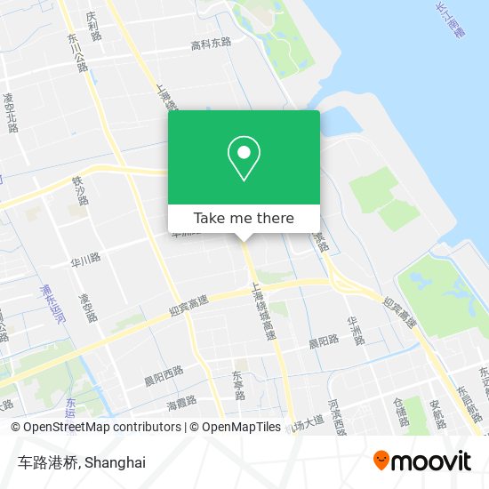 车路港桥 map