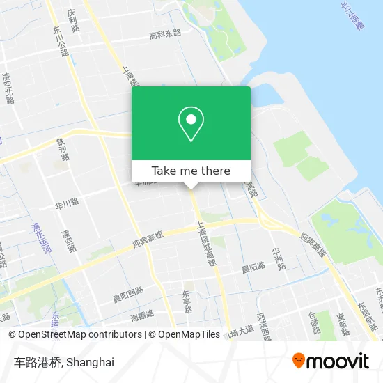 车路港桥 map