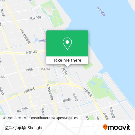 益军停车场 map