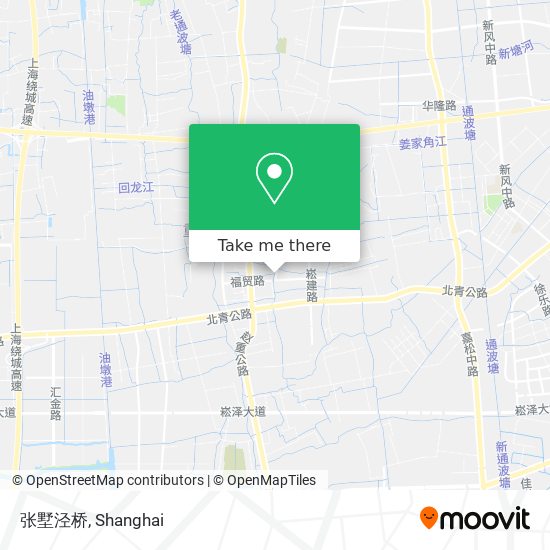 张墅泾桥 map