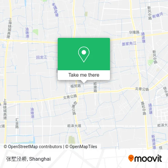 张墅泾桥 map