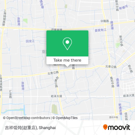 吉祥馄饨(赵重店) map