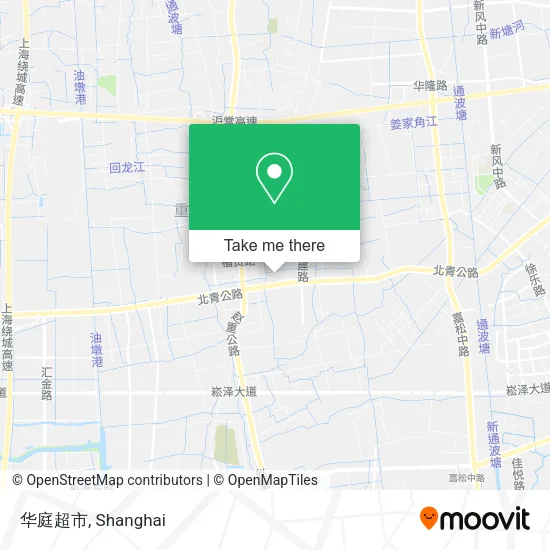 华庭超市 map
