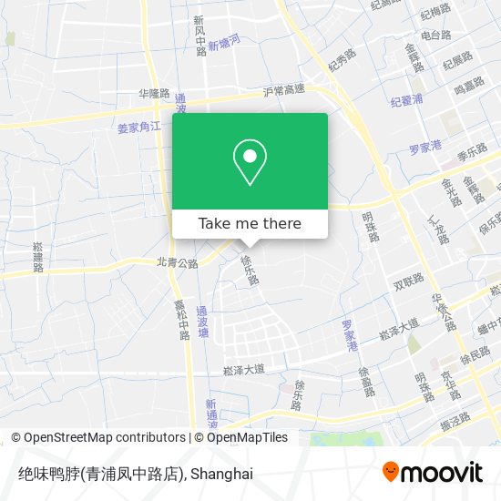 绝味鸭脖(青浦凤中路店) map