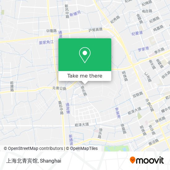 上海北青宾馆 map