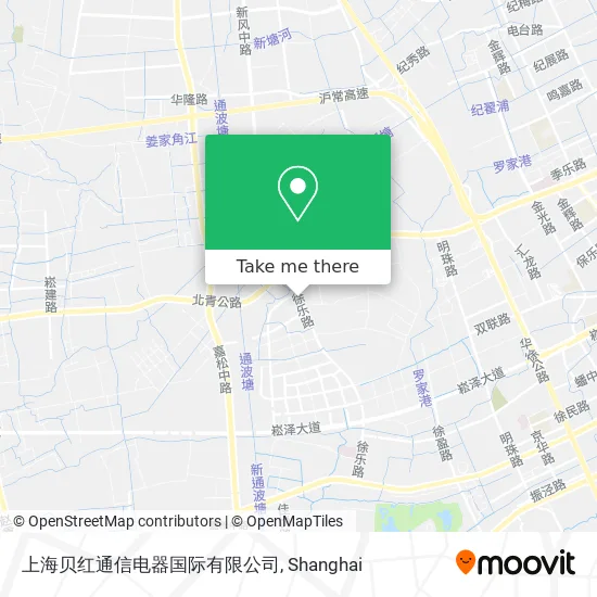 上海贝红通信电器国际有限公司 map