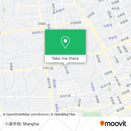 小康学校 map