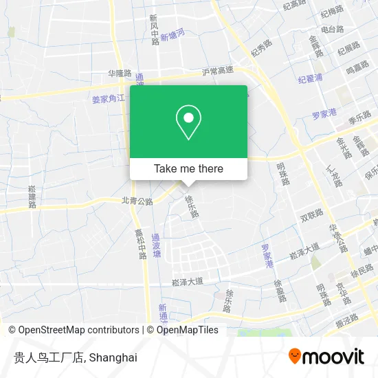 贵人鸟工厂店 map