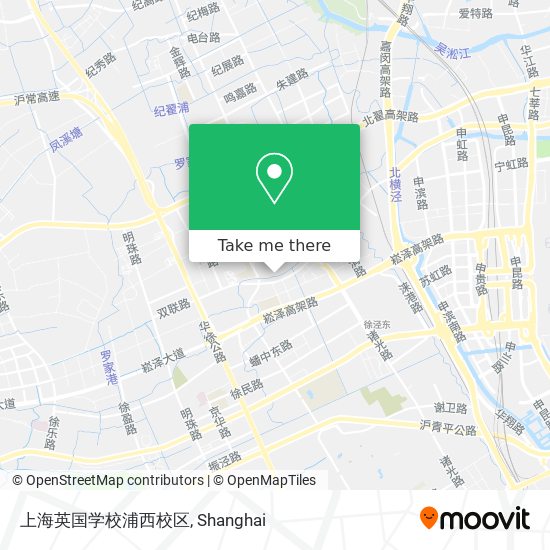 上海英国学校浦西校区 map