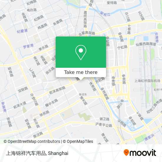 上海锦祥汽车用品 map