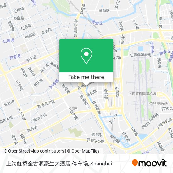 上海虹桥金古源豪生大酒店-停车场 map