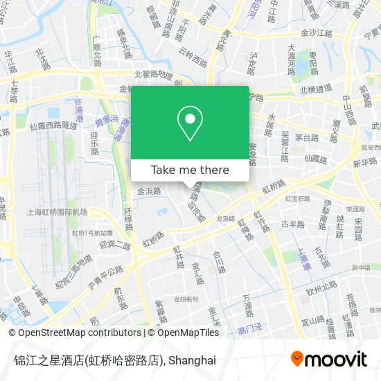 锦江之星酒店(虹桥哈密路店) map