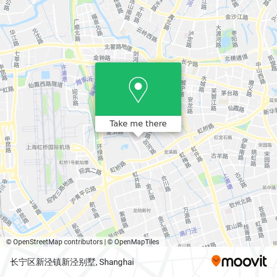 长宁区新泾镇新泾别墅 map